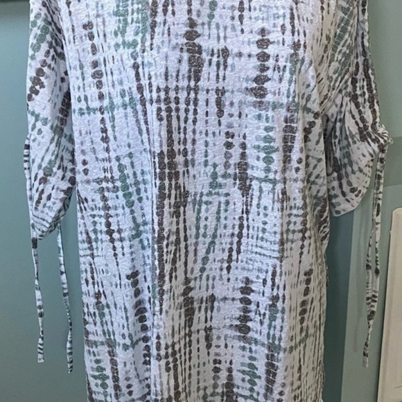 Cover Up Beach/Pool Dress Size 6 By Asos Design Adjustable Sleeves W/ Ties EUC - Picture 1 of 7